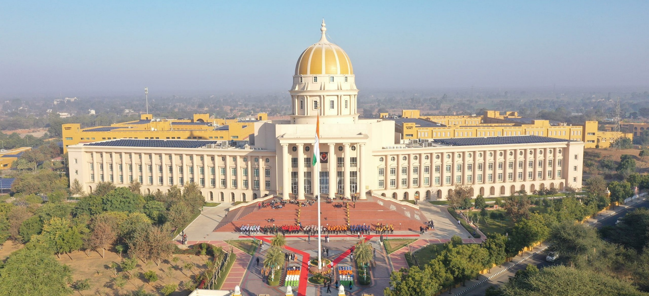 Manipal University Jaipur aerial view